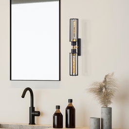 Opviq Fellini - MR - 879 Lámpara de pared Negro y Oro